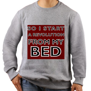 Jaket Sweater Just Wake Up