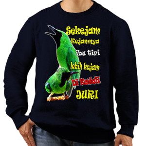 Jaket Sweater Burung Cucak Ijo