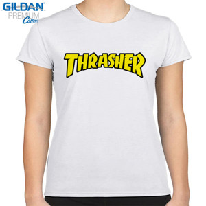 Kaos Kaos Skateboard - Thrasher Logo (SB7DY)