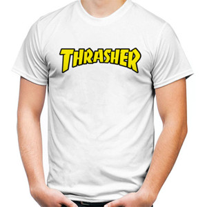 Kaos Kaos Skateboard - Thrasher Logo (SB7DY)