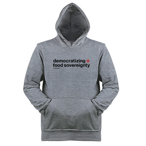 Jaket Hoodie democratizing food sovereignty