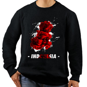 Jaket Sweater Kaos Indonesia - Smoke And Splash (SBB72)