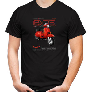 Kaos VESPA P150X | EXCEL | Rosso
