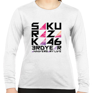 Kaos Sakurazaka46 3 aniv putih