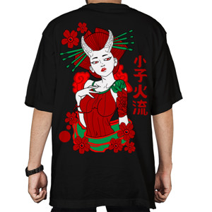 Kaos Oversize evil geisha