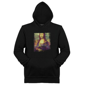 Jaket Hoodie monalisa smile