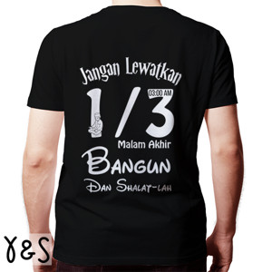 Kaos Baju Tentang Rahasia Di Akhir Malam