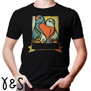 Kaos Vintage Lovebird