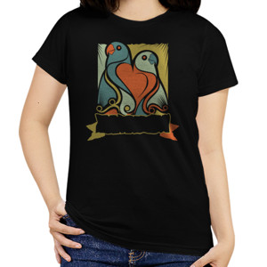 Kaos Vintage Lovebird