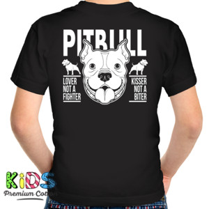 Kaos PITBULL LOVER 2 back print