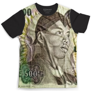 Kaos Fullprint Uang 500