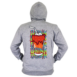 Hoodie Zipper drink