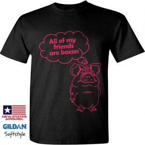 Kaos All My Friends Are Bacon Funny