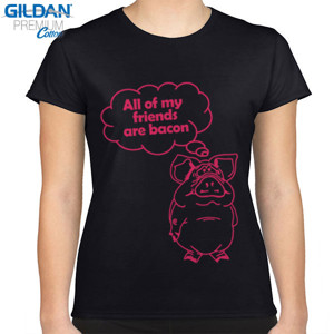 Kaos All My Friends Are Bacon Funny