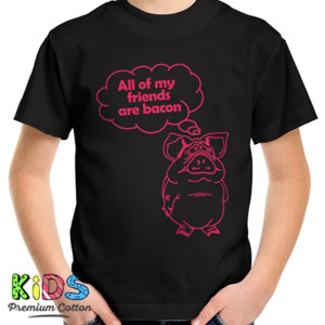 Kaos All My Friends Are Bacon Funny