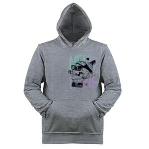 Jaket Hoodie Nerd Skull