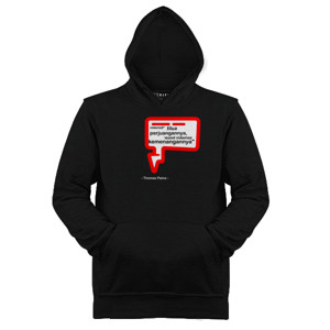 Jaket Hoodie Thomas paine quotes