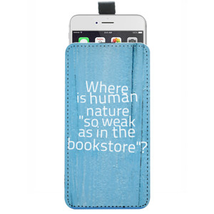 Sarung HP Pouch Human and bookstore