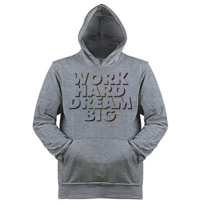 Jaket Hoodie work hard series versi terang