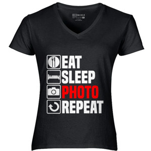 Kaos Eat Sleep Photo