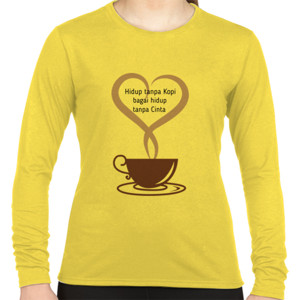 Kaos Filosofi Kopi dan Cinta