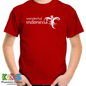 Kaos Kaos Merah Wonderful Indonesia