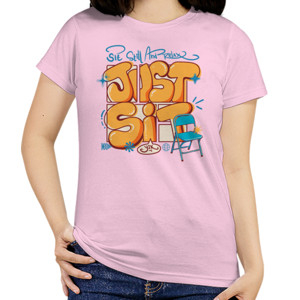 Kaos Kaos JUST SIT Streetwear Graffiti - Sit Still and 