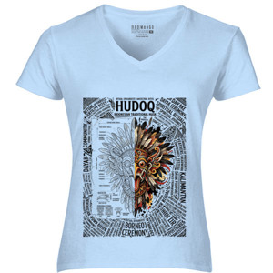 Kaos Kaos Hudoq Dayak Borneo Kalimantan