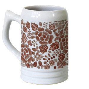 Mug Jumbo Marroni Dasar Putih