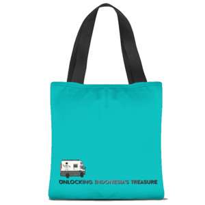 Tas Tote Fullprint Unlocking Indonesia Treasure
