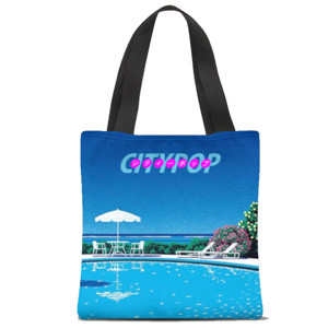 Tas Tote Fullprint City Pop Summer Breeze