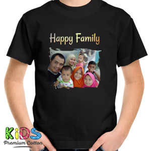 Kaos Photo Keluarga Happy Family