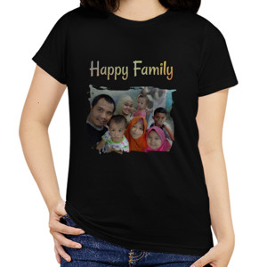 Kaos Photo Keluarga Happy Family