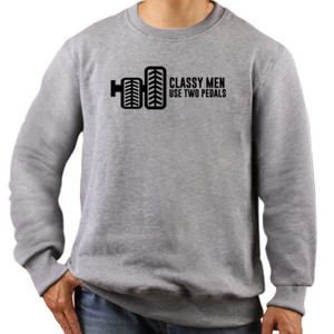 Jaket Sweater Classy Men Use Two Pedals