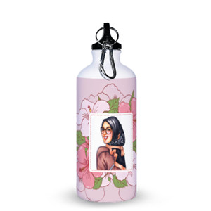 Botol hijab flower