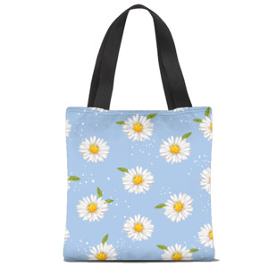 Tas Tote Fullprint Bunga