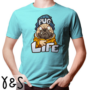 Kaos Pug Life Kaos Pria