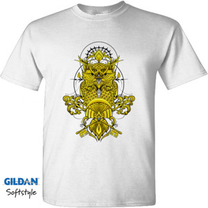 Kaos Owl Artwork LineArt