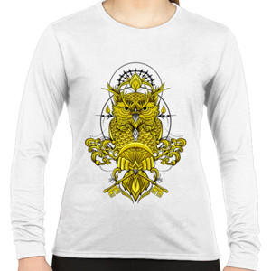 Kaos Owl Artwork LineArt