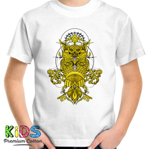 Kaos Owl Artwork LineArt