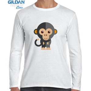 Kaos Wanita Lucu Kekinian Gambar Monyet