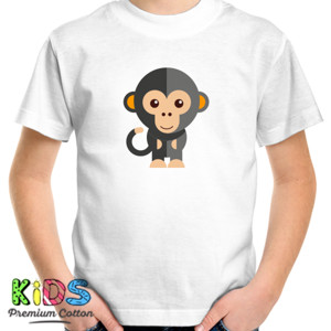 Kaos Wanita Lucu Kekinian Gambar Monyet