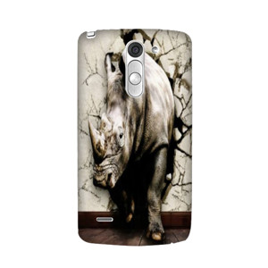 Case gambar Badak 3D Casing HP