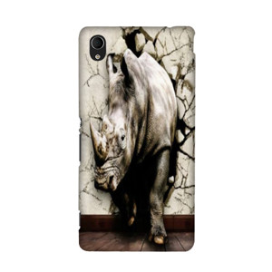 Case gambar Badak 3D Casing HP
