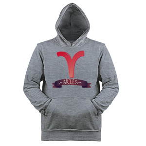 Jaket Hoodie Zodiak - Aries Logo 2 