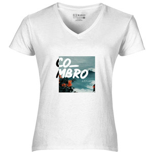 Kaos Kaos Wanita Summer V-Neck by Co_mbro
