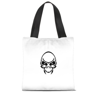 Tas Tote Fullprint tas skull