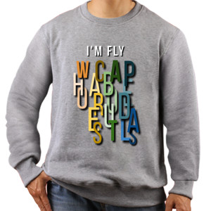 Jaket Sweater How Cares About Pedals ( I'm Fly)