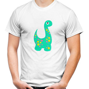 Kaos Dino - Kaos Wanita Cutton Slub by Co_mbro