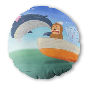 Bantal Bulat Sea - Bantal Bulat by Co_mbro